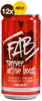Forever FAB -Active Boost 12 x Energie Getränk FLP 721 Forever FAB Active Boost
