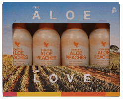 Forever Aloe Peaches™ Aloe Vera Pfirsich Trinkgel (4x1L) 4 Liter