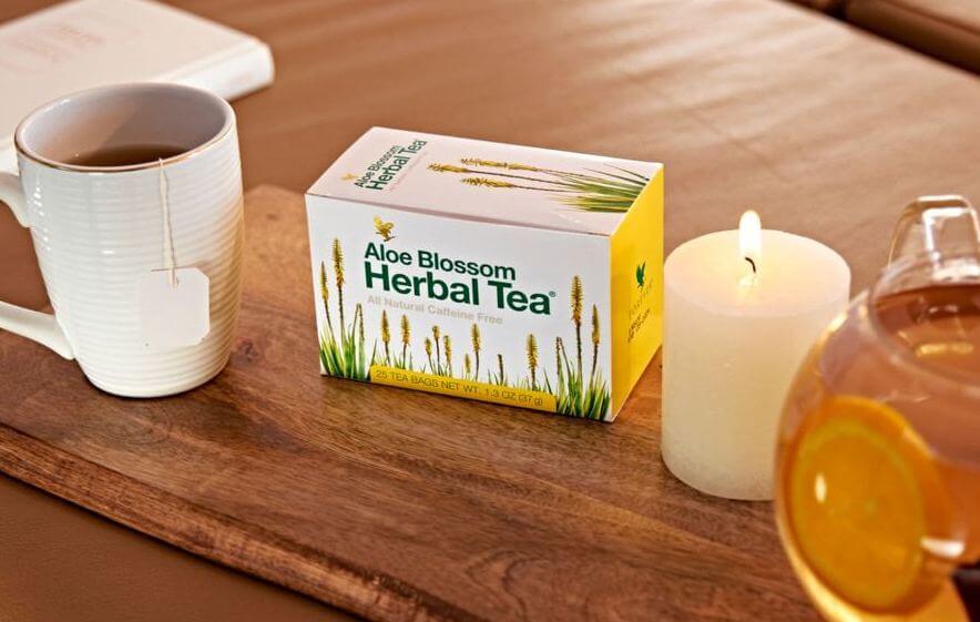 Aloe Blossom Herbal Tea, caffeine free NaturLex